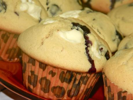 gluten free blueberry cream cheese muffins