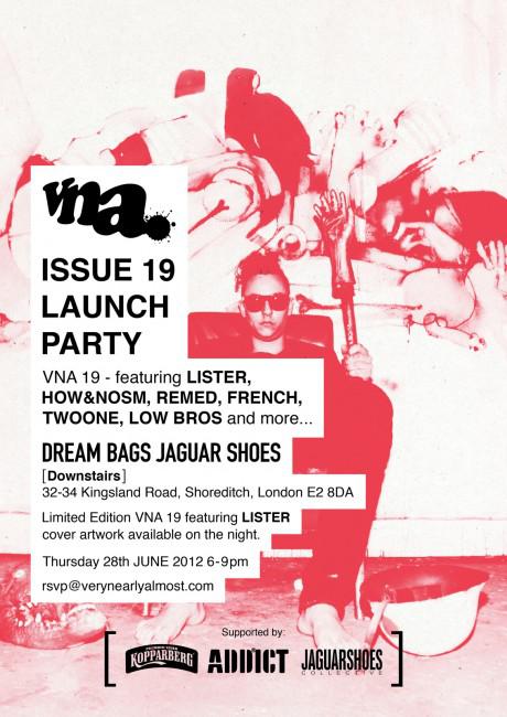  VNA 19 Launch party this Thursday