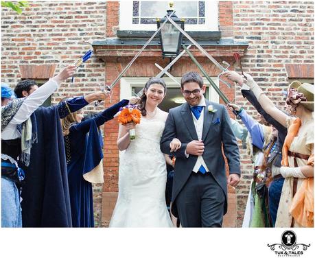 Wedding Photography York_271 York Unitarian Church Wedding quirky cute couple