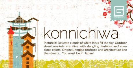 kon ad Basic Grey : Konnichiwa