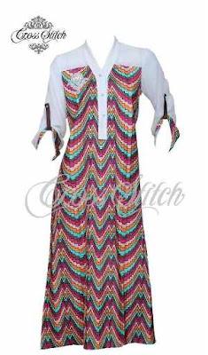 Embroidered Chiffon Collection 2012 for women by Cross Stitch