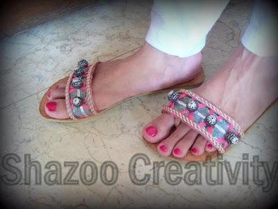 Shazoo Creativity New Kolhapuri Shoes Collection 2012 For Eid Summer