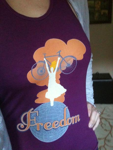 Cycle for Freedom tank top, freedom, cycling, bike