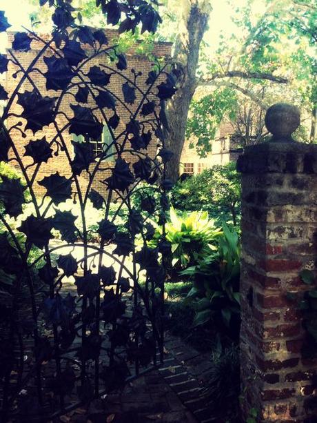 With its colonial mansions, and secret gardens, and pirate tunnels, and troubled history, Savannah is deliciously haunting, even in the daytime. This morning, the air was perfumed, lacking in humidity, and the breeze moved the wind chimes, eerily, as I strolled along the empty streets.