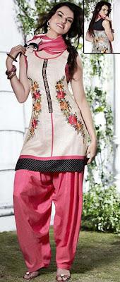 Nakshatra Designerwear Stylish Readymade Churidar Patiala Suits