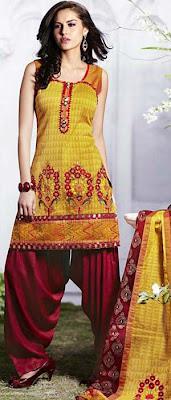 Nakshatra Designerwear Stylish Readymade Churidar Patiala Suits