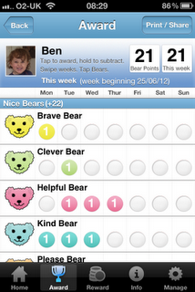 Nice Bear Naughty Bear iPhone / iPad App Nice Bear Naughty Bear iPhone / iPad App