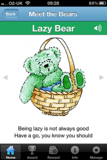 Nice Bear Naughty Bear iPhone / iPad App Nice Bear Naughty Bear iPhone / iPad App