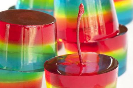 DIY: A Simple And Colorful Fourth Of July Rainbow Jelly Shooters