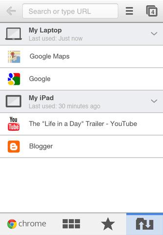 Chrome for iOS chrome for iOS