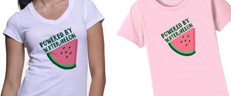 watermelon, t-shirt, summer, fruit,