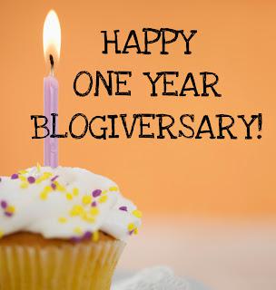 Happy Blogiversary to me! Happy Blogiversary to me!