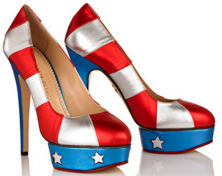 Shoe of the Day | Charlotte Olympia Priscilla Stars & Stripes Pumps Shoe of the Day | Charlotte Olympia Priscilla Stars & Stripes Pumps