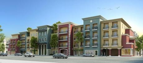 Mixed Use 3D Building Rendering