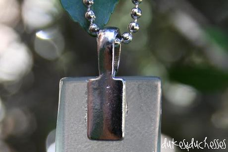 a beautiful etched glass pendant for Mother's Day...with Randi of Dukes & Duchesses...