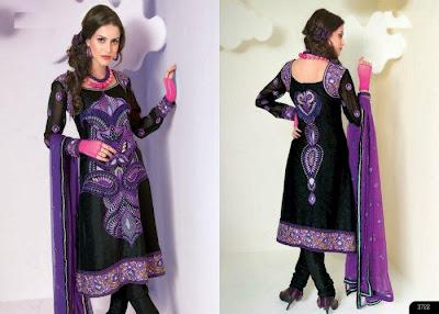 Latest Exclusive Pakistani Eid Dresses 2012 For Women