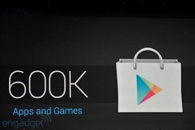 Google Play has 600k applications
