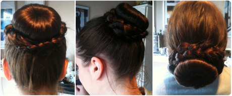 Pretty bun updo's for different hair lengths