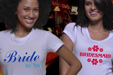 Custom Wedding and Bachelorette T-Shirts: for brides and maids