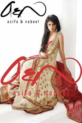 Women Party Wear Fashion Dresses Latest Collection 2012 By Asifa & Nabeel