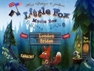 Little Fox Music Box, options, iPad, iPhone app