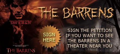 The Barrens petition550 Fans start petition to demand wide theatrical release of Stephen Moyers The Barrens