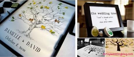 Make Your Mark– Intresting Guestbook Ideas For Your Big Day