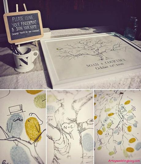 Make Your Mark– Intresting Guestbook Ideas For Your Big Day