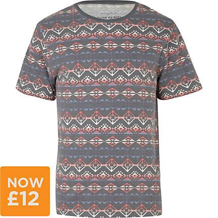 aztec shirt from river island MENS WEAR: Monday