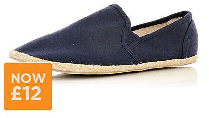 espadrilles from river island MENS WEAR: Monday