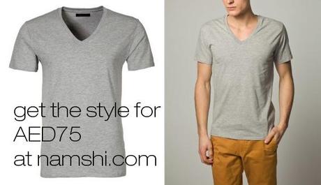 v-neck shirt at namshi.com MEN’S FASHION BASICS: The V-Neck