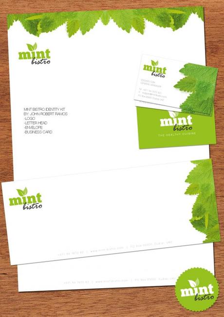 Mint Identity kit LOGO/IDENTITY: The Bistro Project- Brand Identity