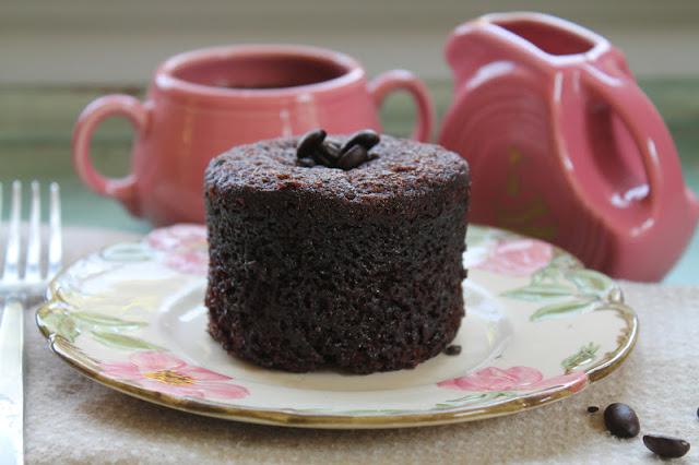 Individual Chocolate Espresso Cake... with zucchini Individual Chocolate Espresso Cake... with zucchini