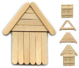 Another Popsicle Stick House