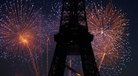 FRANCE-BASTILLE DAY-FIREWORK Happy La Fête Nationale Bastille Day 14th of July 2012 France