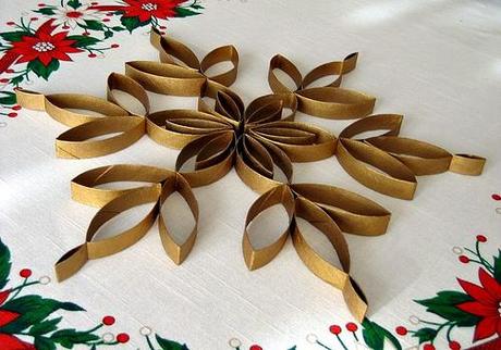 TP Roll Tree Topper Tutorial Snowflake Tree Topper