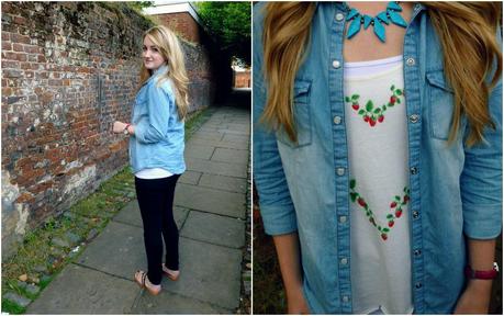 double denim double denim