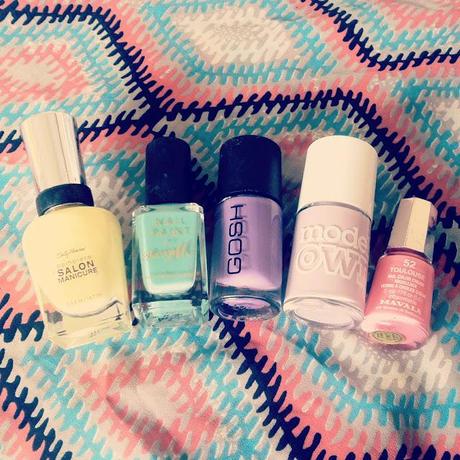 Pastel Nail Polishes For Summer
