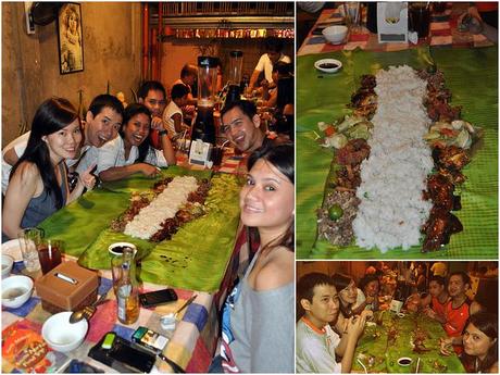 Boodle Fight in Papa Paus Diner