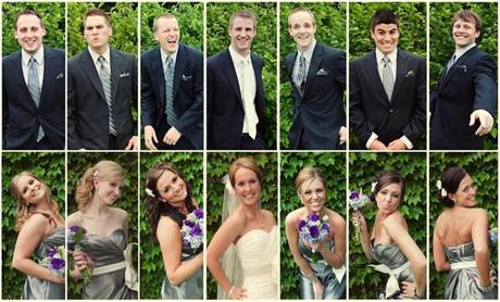 To show each personality in the wedding party-- this is cute!