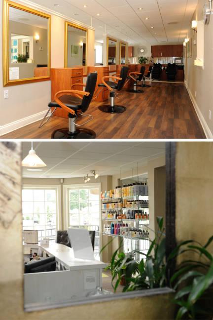 Interior design of hair salons