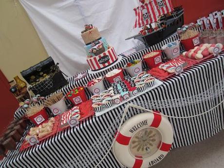 Buccaneers hold onto our hats, gorgeous Pirate Party by Cakes by Joanne Charmand