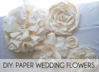 DIY: Paper Wedding Flowers