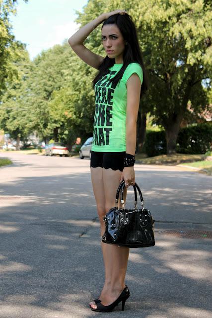 OOTD: Been There Done That / Neon Green
