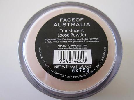Review: Face of Australia Translucent Loose Powder