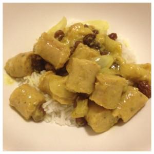 Kaz's Tropical Chicken Sausage Curry