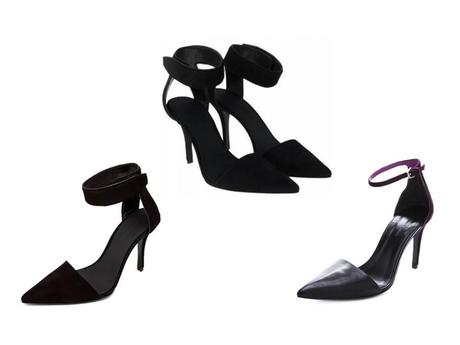The Zara ankle-strap suede shoes The Zara ankle-strap suede shoes