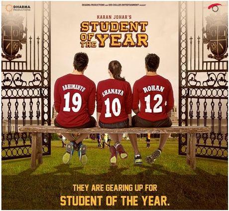 Teaser Poster For Karan Johar’s ‘Student Of The Year’ Released