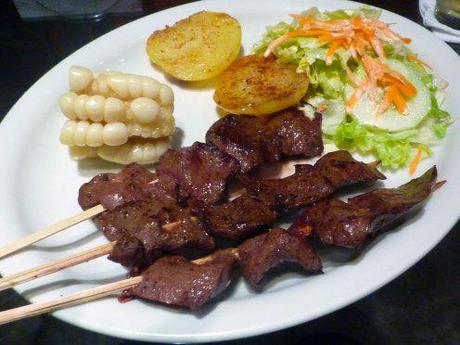 anticuchos Lima and Cusco, Peru