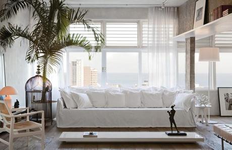 living room, white, palm, Salvador Paisage HOUSE PLANTS // Cheap Trick